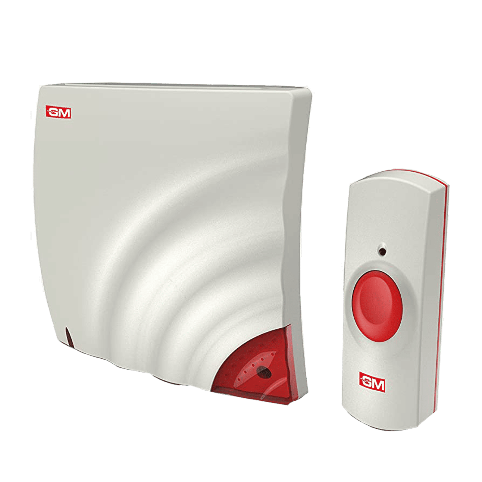 Buy GM Wave Door Bell (Wireless, 4061, White/Red) Online - Croma